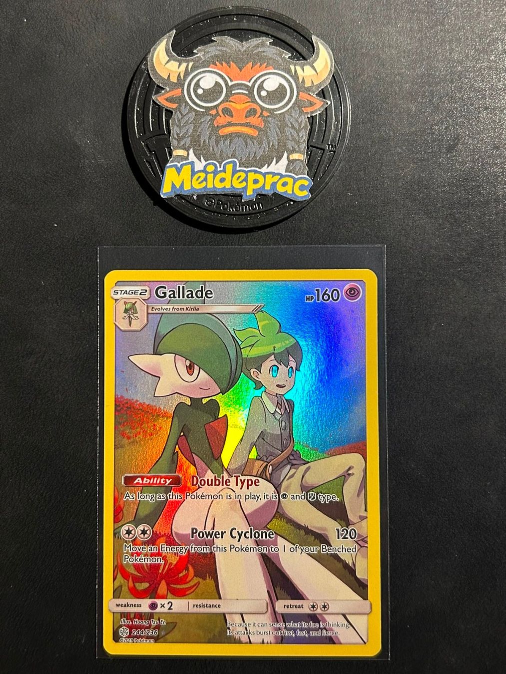 Pokémon Carte collezionabili: Gallade Cosmic Eclipse (CEC244) EN NM – Nuovo (secondo la descrizione) da Vevey venduto da Meideprac