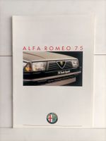 Brochure Alfa Romeo 75 1987 TwinSpark (Suisse) (CH 879 034)