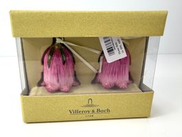 VILLEROY & BOCH Flower Bells Tulpe Porzellan Anhänger Pink