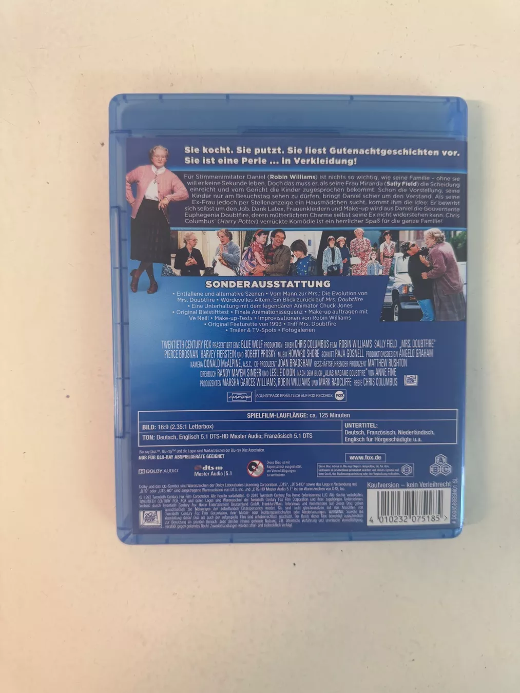 Tutti i DVDs: MRS. DOUBTFIRE. (BLU-RAY) – Usato da Basel venduto da san_2qlq 1