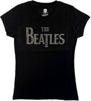 The Beatles - Drop T Logo Grösse Lady XL mit Glitzersteinen