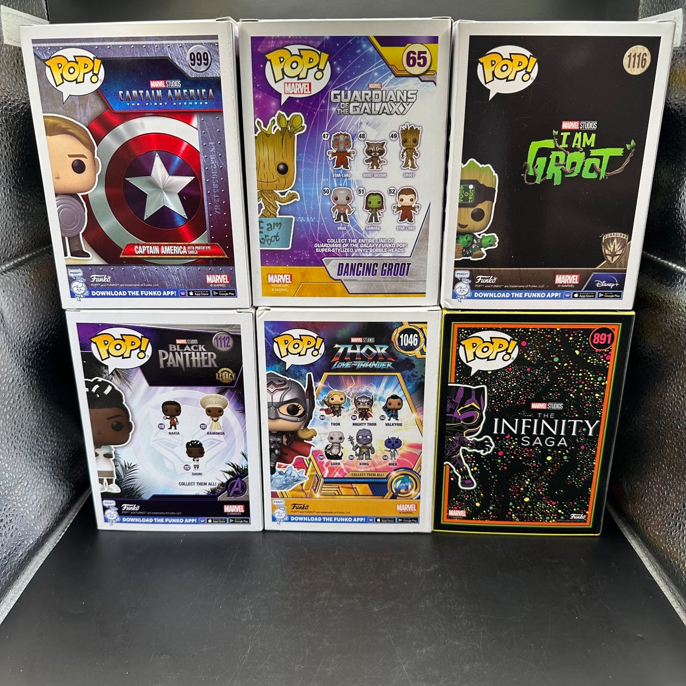 Funko Statuette: Funko Pop Marvel 6Stk Sammlung – Usato da Düdingen venduto da Nerdworld 1