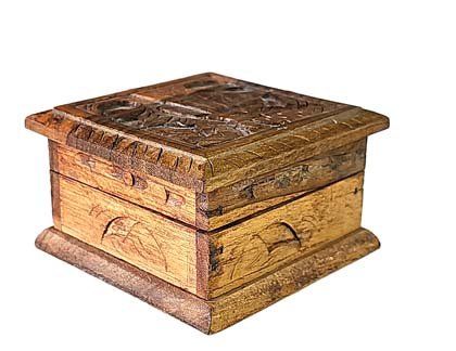 CoTa Global Coastal Horizon Schmuckschatulle – Handgefertigte Holzbox Mit Seestern, 10,7 Cm