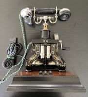 Telefon Ericsson 1892 Replica analog Skelett Deko Sammler