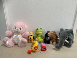 Diverse Stofftiere / Plüschtiere