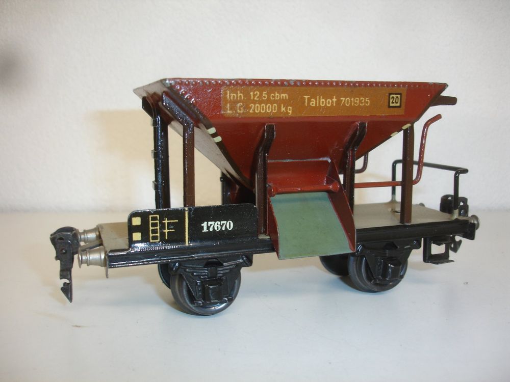 Wagon Trémies Basculantes Märklin échelle 1 N°5859 - Occasion Pour Collectionneur