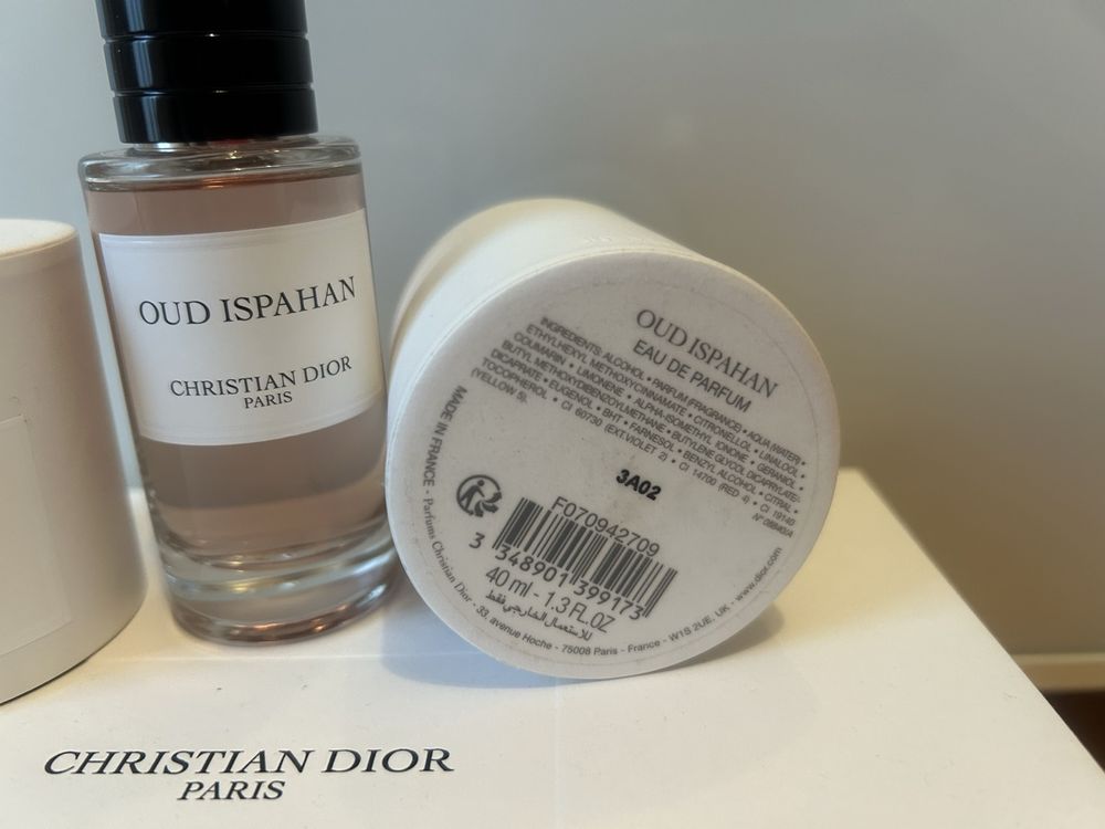 Fragrance Dior Oud Ispahan Probe Christian Dior Oud Ispahan 40ml Perfume  (Neuf (Voir Description