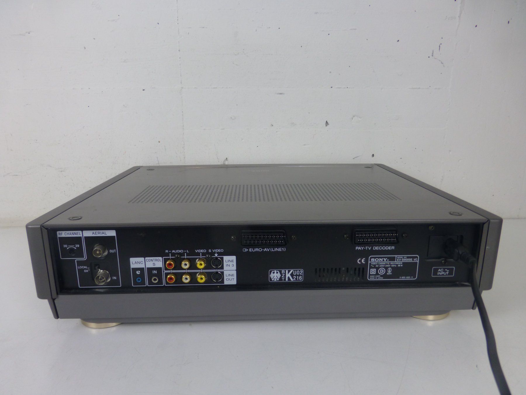 Sony Registratori: Sony EV-9000E Hi8 Video Recorder – Usato da Fahrweid venduto da gruenezahn 3
