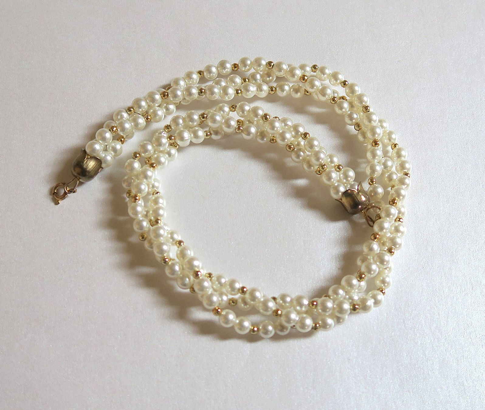 Catenine: Wachs-Perlenkette – Usato da Brittnau venduto da marlenestone 1