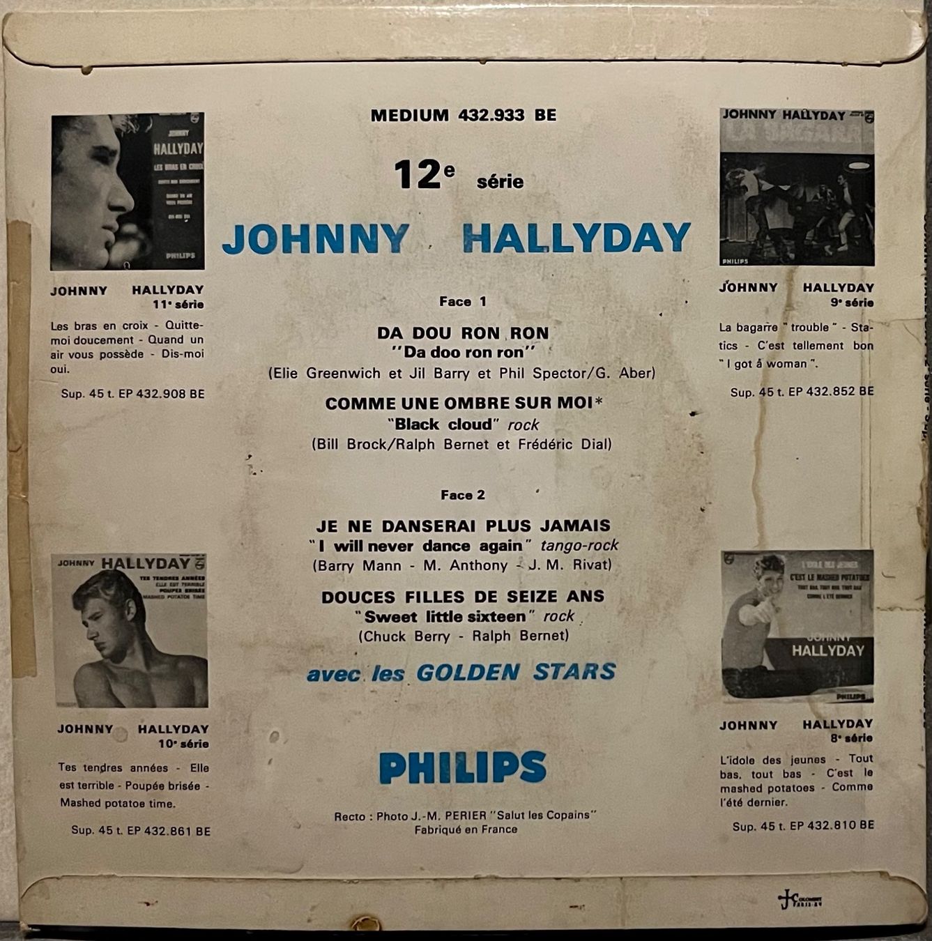 Vinyles: JOHNNY HALLYDAY- DA DOU RON RON – D'occasion à Bussigny par vinyl-pas-cher 1
