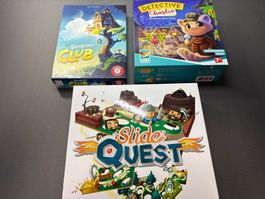 Spielepaket - Slide Quest, Detective Charlie, Abenteuer Club