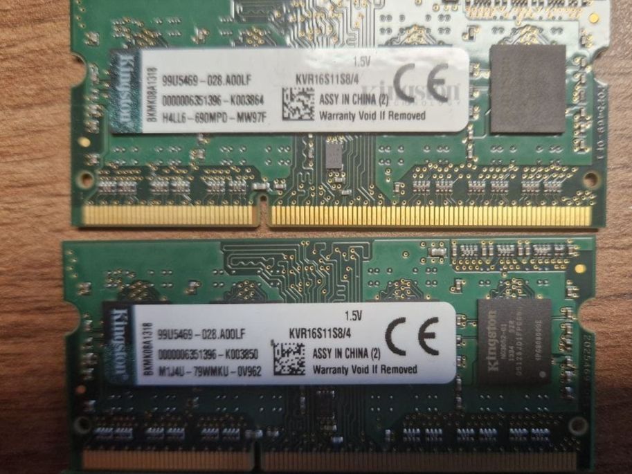 Kingston Memoria / RAM: 3 Stück RAM, 2GB, 4GB, KINGSTON – Usato da Wiesendangen venduto da 27viper27 1