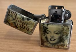 Feuerzeug Marilyn Monroe, Rarität!!!