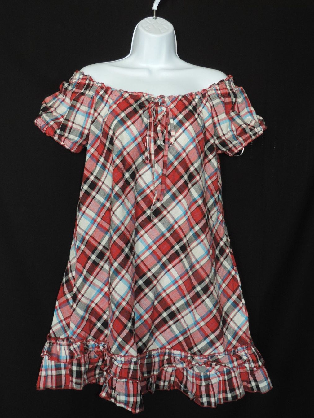 Kleider: robe à carreaux rouge et bleue – Gebraucht aus Genève von Axelle333 7