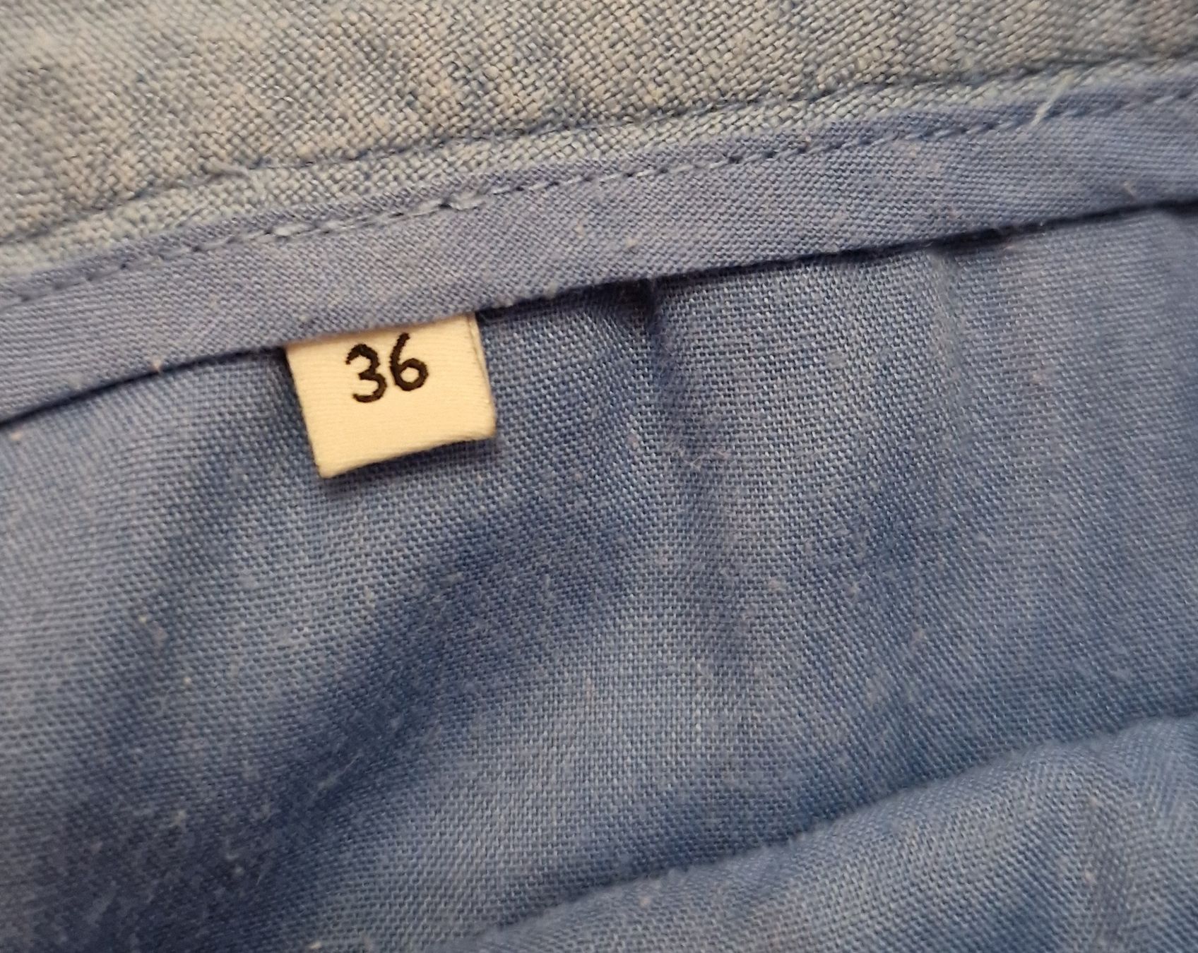 Pantaloni: Globus Essentials Leinenhose, hellblau, Gr. 36, Sommer! – Usato da Fällanden venduto da Stern722 2