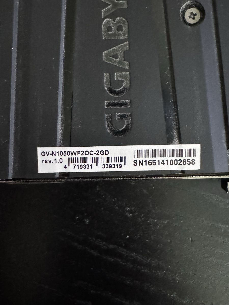 Gigabyte Grafikkarten: GIGABYTE 1050 2gb – Gebraucht aus Ebikon von mla_2x6b 1