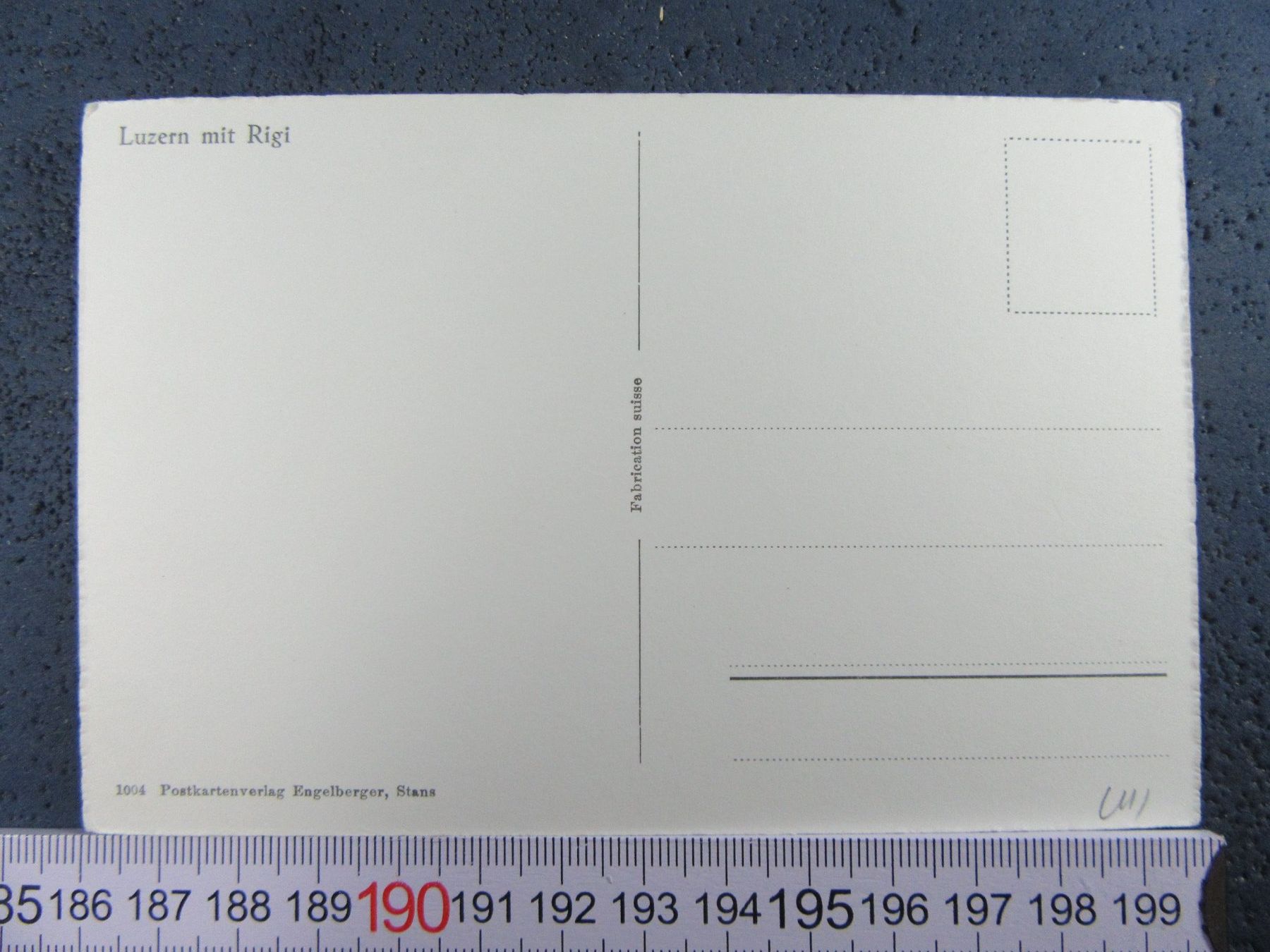 Cartoline postali: LUZERN MIT RIGI LUFTBILD LU AK – Usato da Ettingen venduto da Hausi4711 1