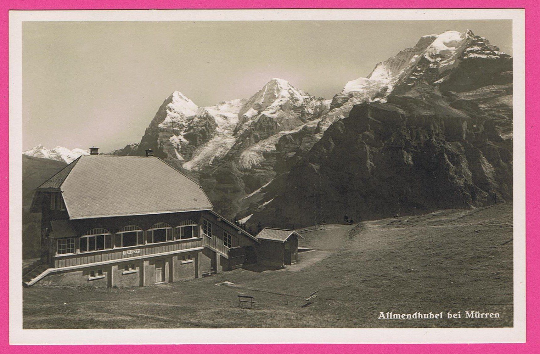 Cartoline postali: Allmendhubel bei Mürren – Usato da Einsiedeln venduto da dillie