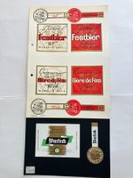 diverse Etiketten Warteck Festbier Basel etc.