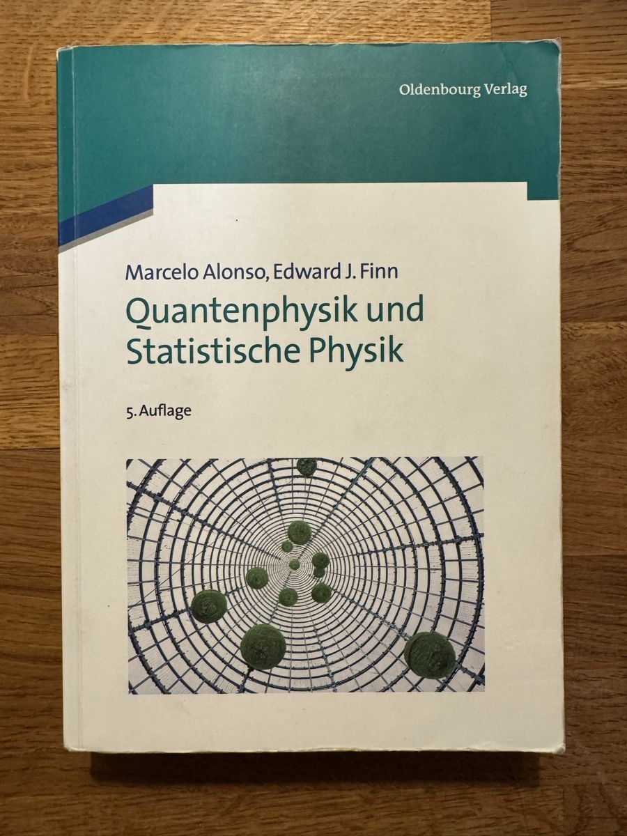 Bücher: Quantenphysik und Statistische Physik 5 Auflage – Gebraucht aus Zürich von ambizio
