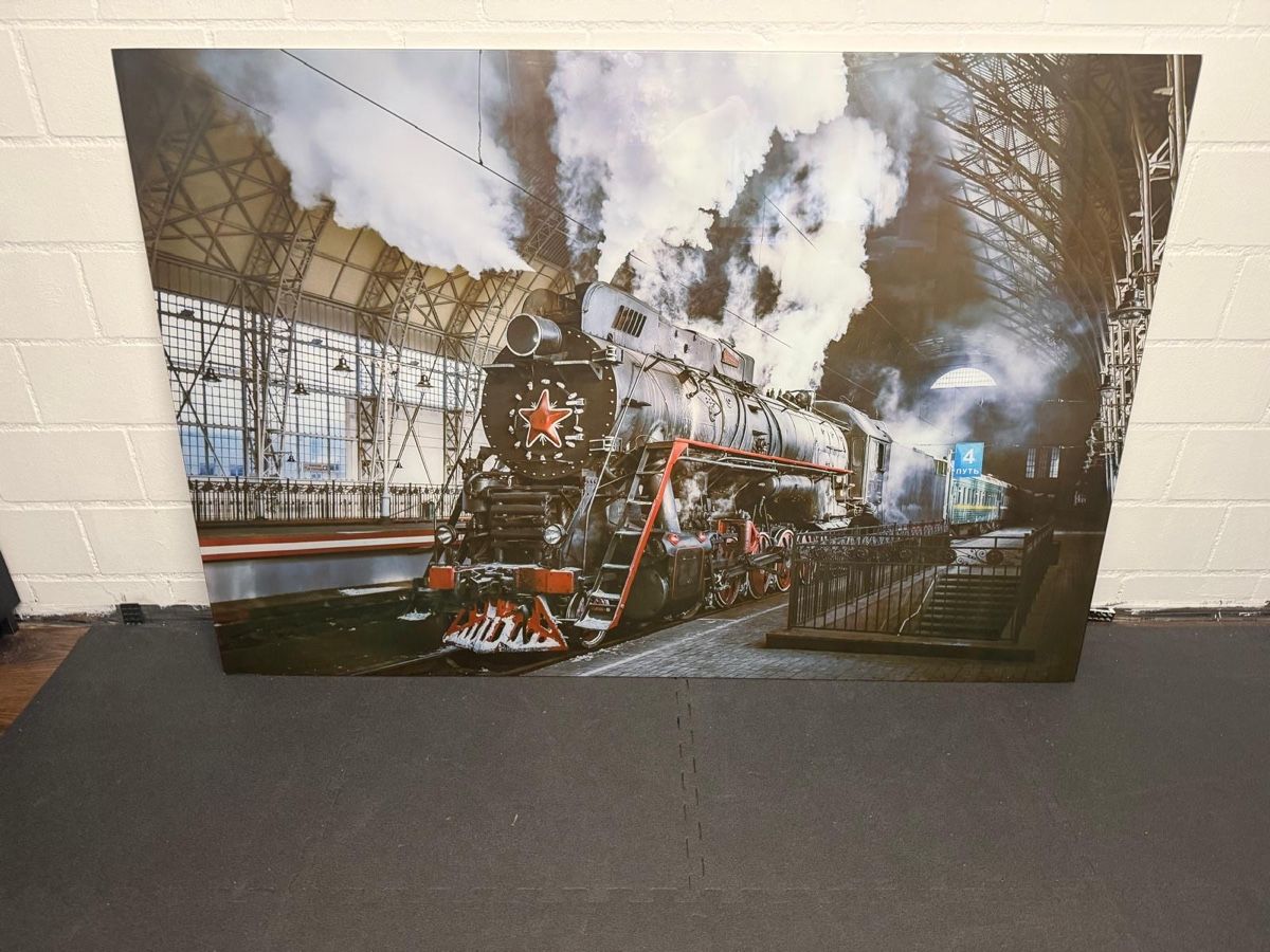 Foto & Immagini: Glasbild Lokomotive 150x100cm – Usato da Liestal venduto da Xenias01