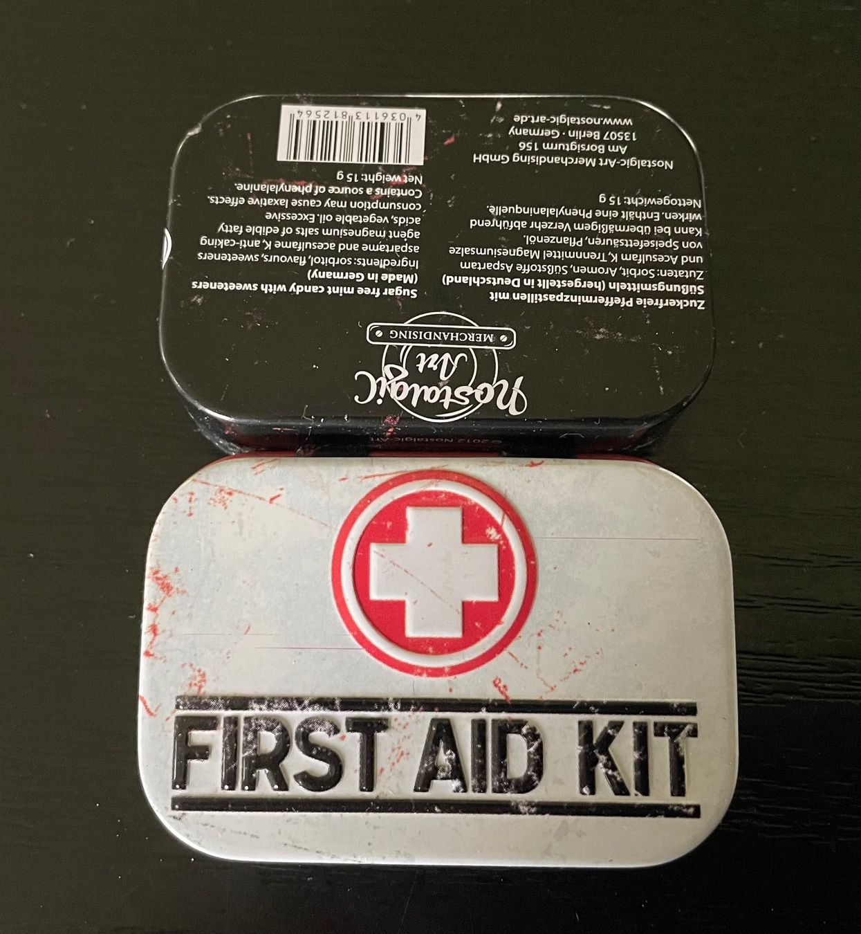 Contenitori & Simili: Blechdose Dose Behälter FIRST AID KIT Klappdeckel – Usato da Oftringen venduto da allesmeins 5
