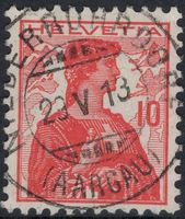 NIEDERROHRDORF (AARGAU) 23.V.13 - Vollstempel auf Helvetia