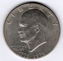 Eisenhower 1-Dollar 1776-1976 Gedenkmünze - Top Zustand!