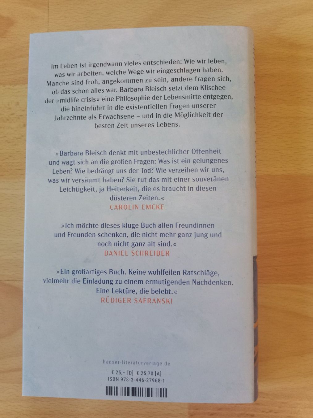 Livres: Barbara Bleisch Mitte des Lebens Alter Älterwerden – D'occasion à Wangen b. Olten par EmilythestrangeX 2