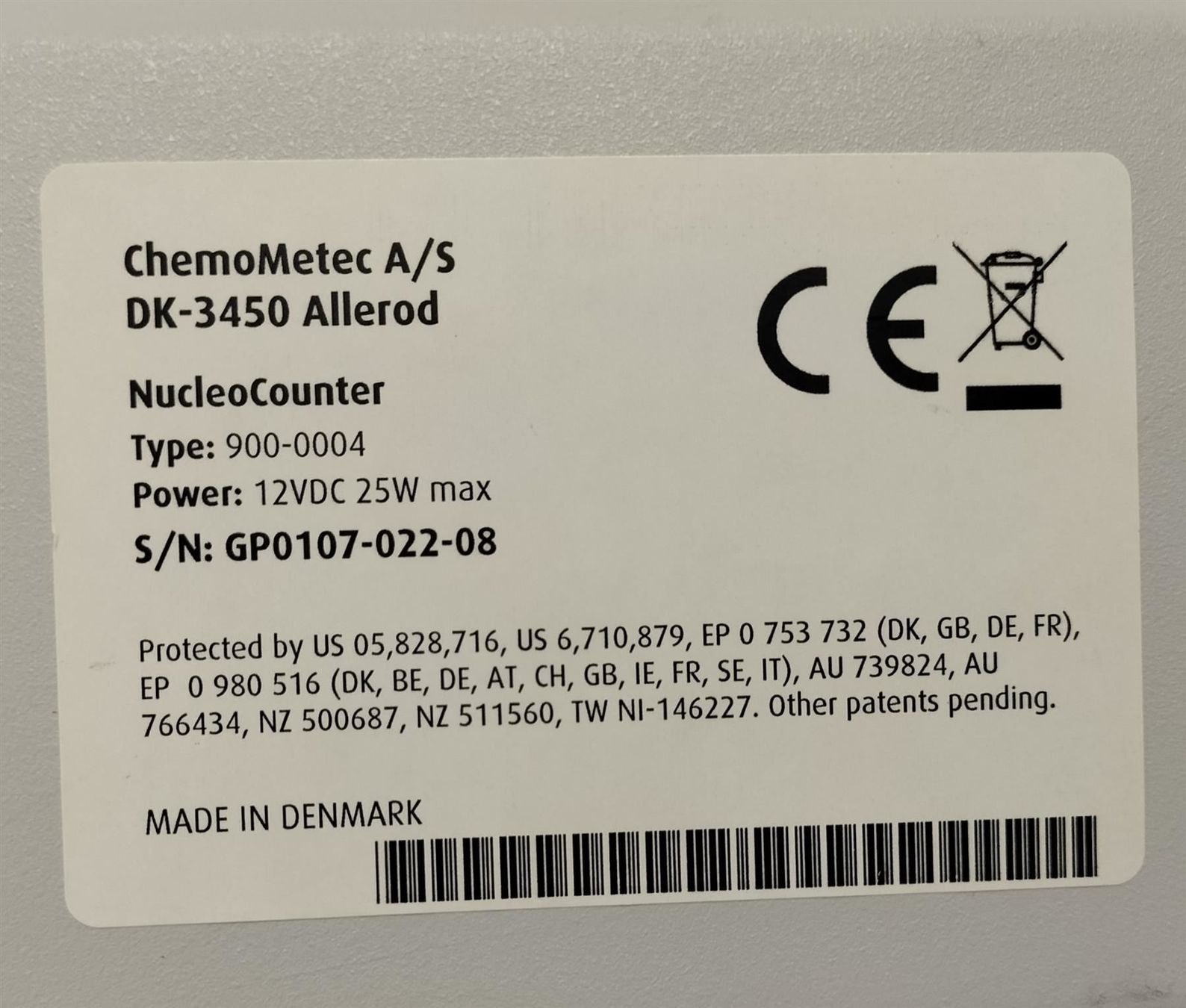 Accessori da laboratorio: Chemometec NucleoCounter  Typ 900-0004 – Usato da Niederdorf venduto da LeptonAG_Labor 9