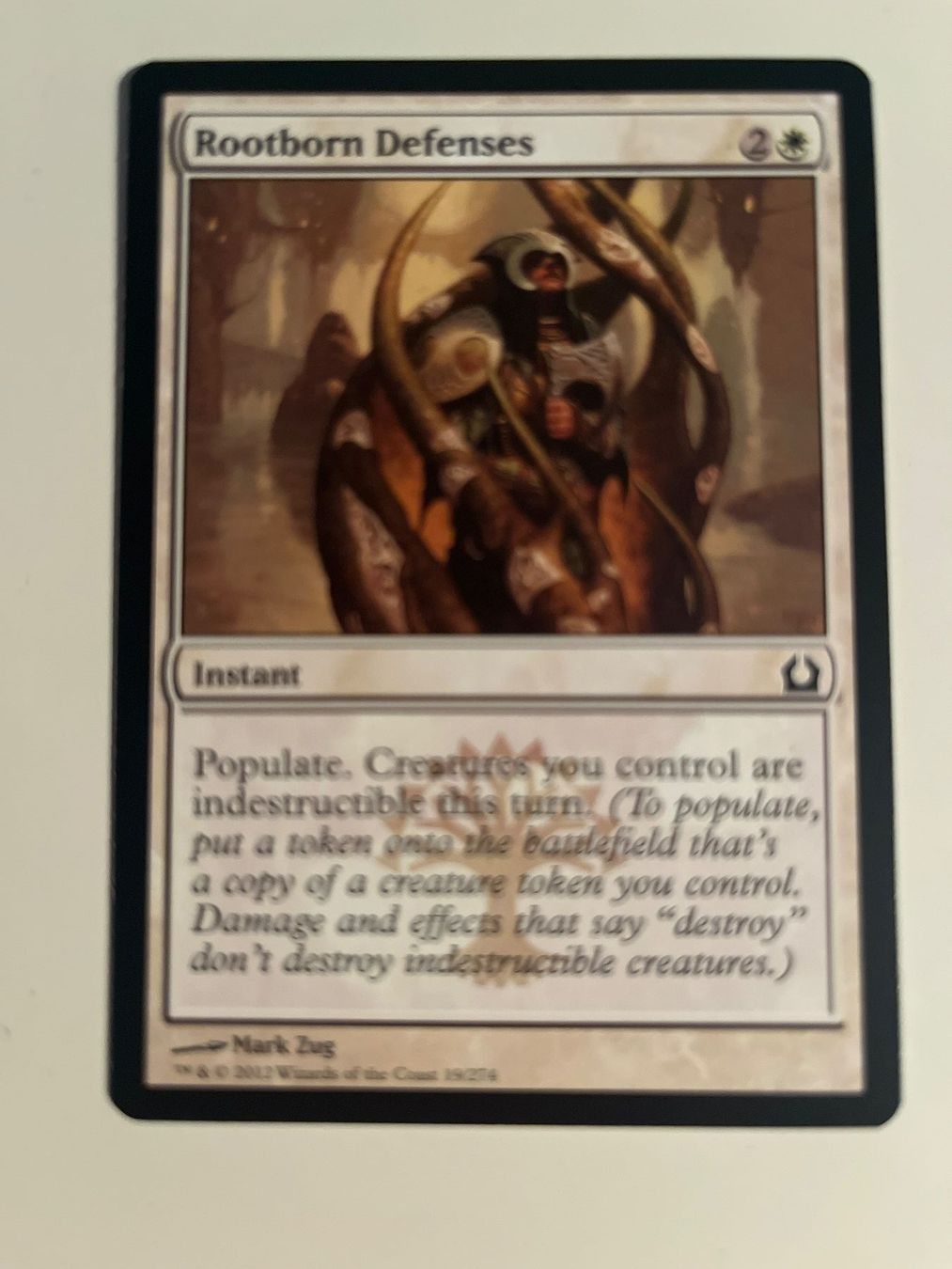 Magic The Gathering Carte collezionabili: 1 x Rootborn Defenses - Magic: The Gathering - MtG – Usato da Kriens venduto da Shadi1980