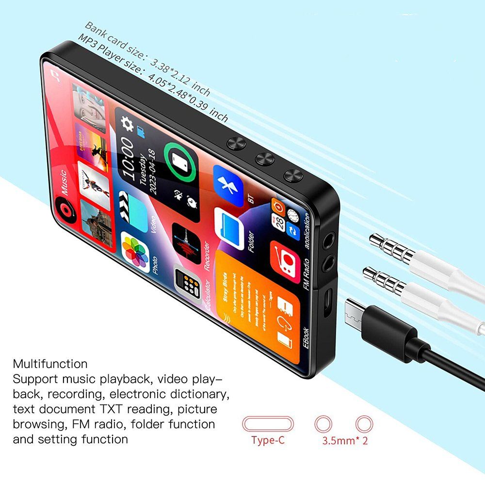 Lettore multimediale portatile: MP3-HD-MP4-Player Touchscreen Bluetooth-Lautsprecher 16GB – Nuovo e nell'imballaggio originale da Genève venduto da Top-Trend 4