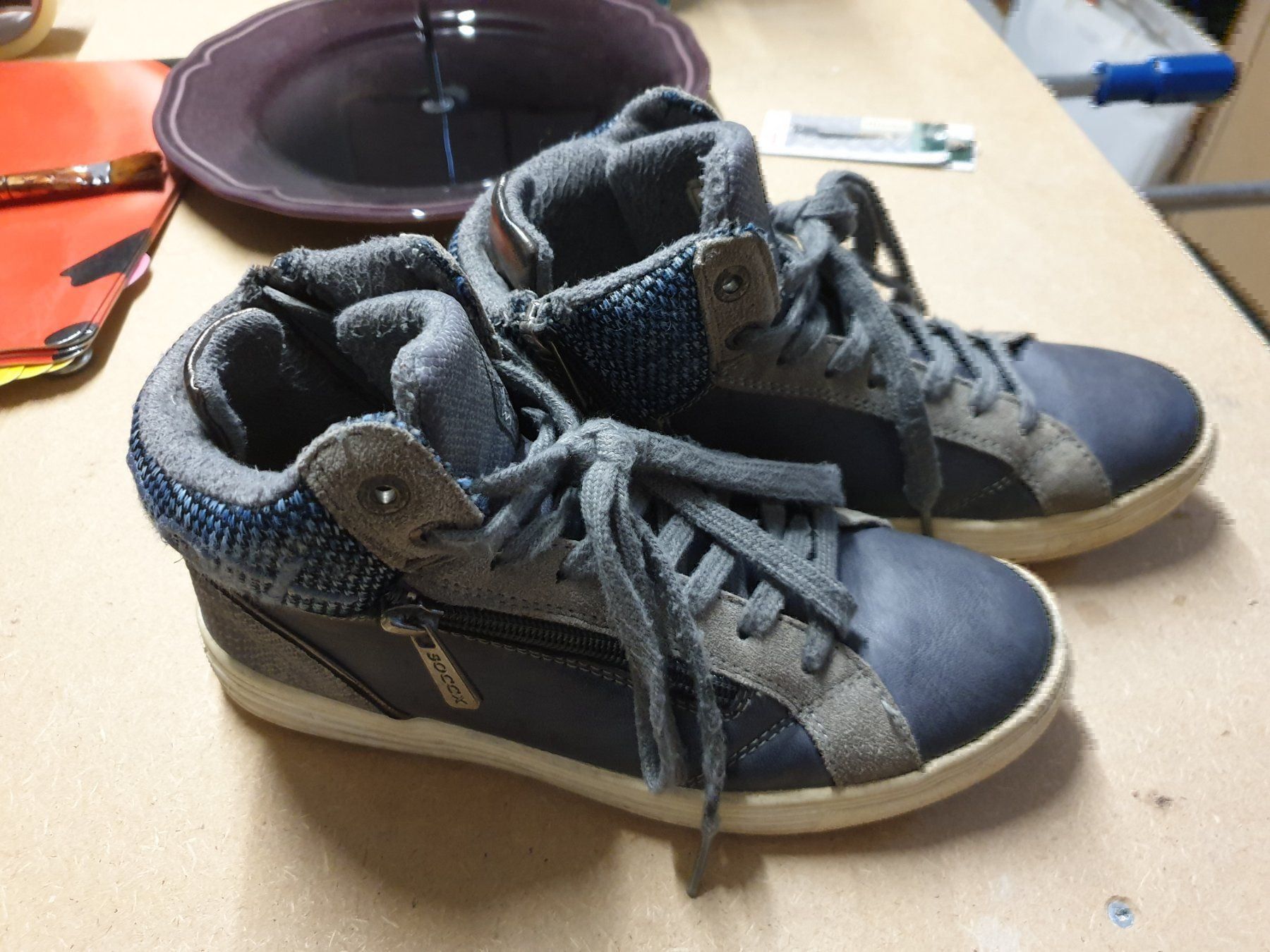Scarpe per ragazze: SOCCX Turnschuhe Gr. 36 Leder – Usato da Killwangen venduto da KIANA08