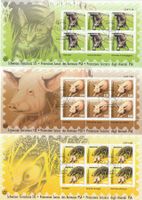 CH Briefmarken Lot diverse  2004 Kleinbogen gestempelt