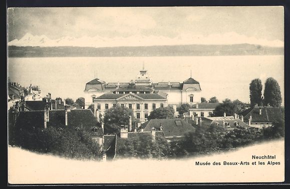 Cartes postales: Neuchâtel, Musée des Beaux-Arts et les – D'occasion à Berlin par bartko-reher