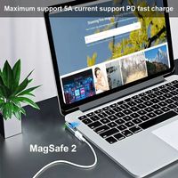 USB C auf PD Magsafe 2 Für Macbook Pro Air Magnet Adapter