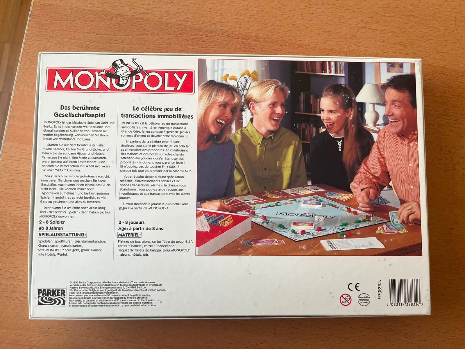 Parker Giochi: Monopoly Gesellschaftsspiel Parker – Usato da Küssnacht am Rigi venduto da Fueuerli 1
