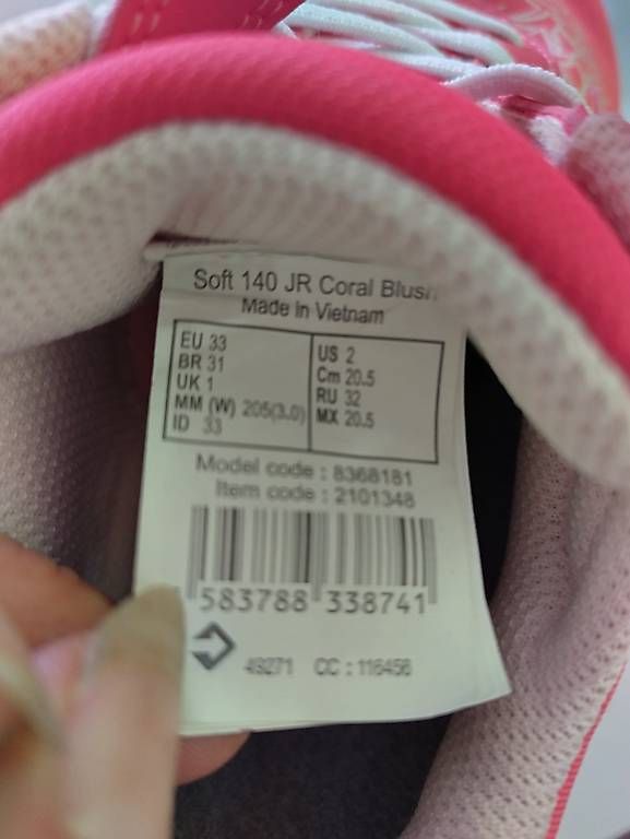 Scarpe per ragazze: Hallenschuhe Mädchen, pink Gr 33 – Usato da Muri b. Bern venduto da meitschi09 3