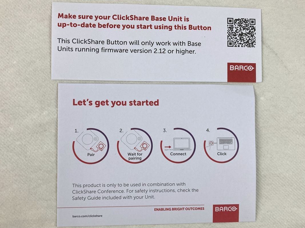 Telecomandi: BARCO | Wireless Transmitter | ClickShare – Nuovo e nell'imballaggio originale da Wittenbach venduto da Restwert_St-Gallen 7