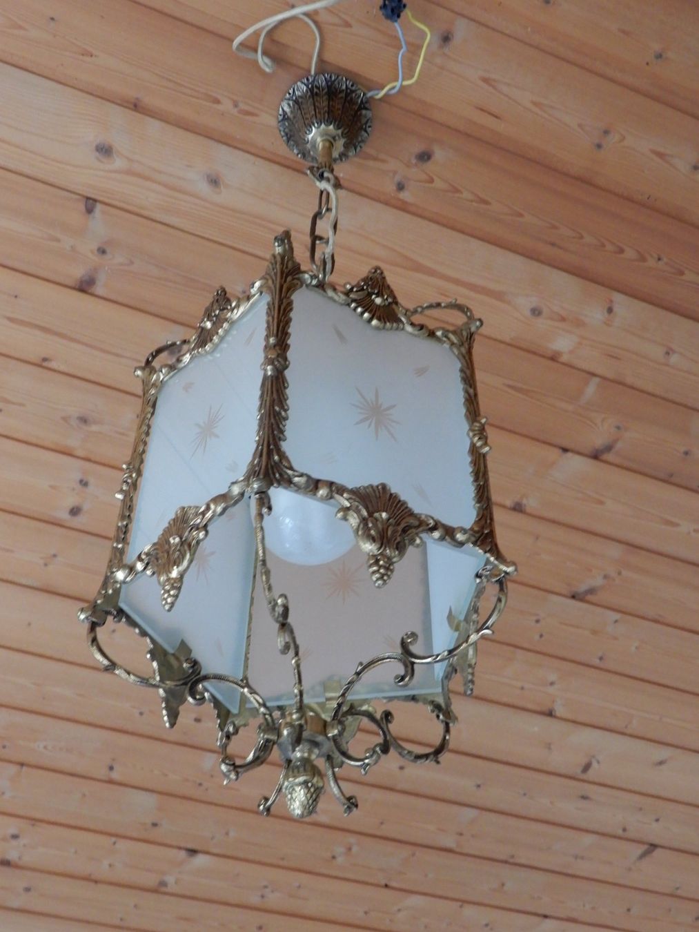 Lampadari & plafoniere: Französische Deckenlaterne 50er Jahre – Usato da Senèdes venduto da Mutzli52 5