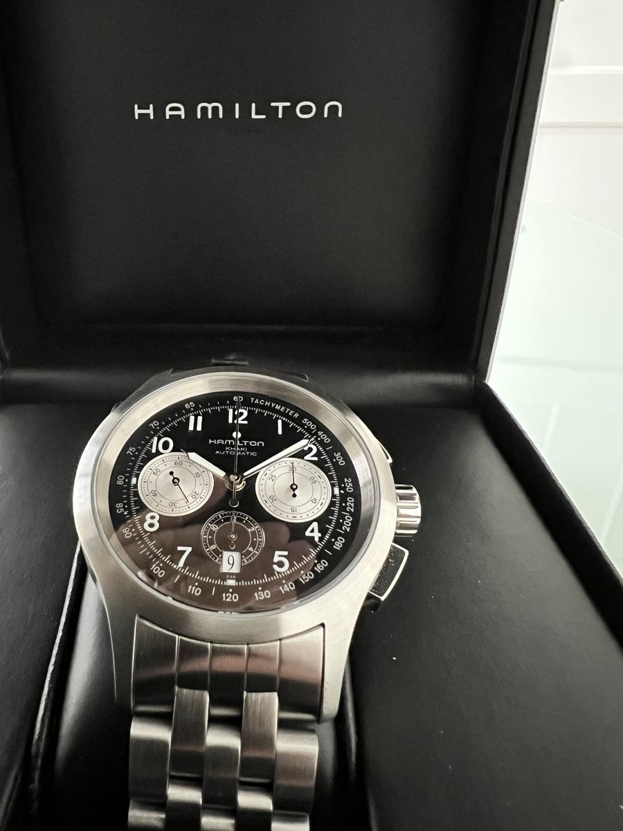 Hamilton Orologi: Hamilton Khaki Automatic cronograph – Nuovo (secondo la descrizione) da Biel/Bienne venduto da charliemix11 4