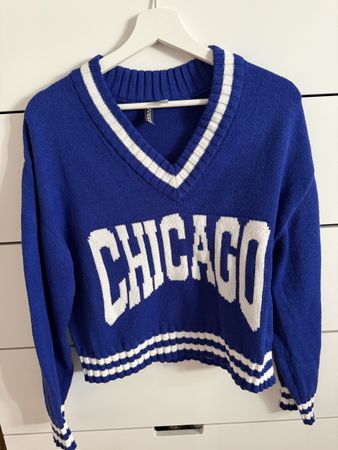 Divided H&M Strickpullover blau Chicago Grösse S