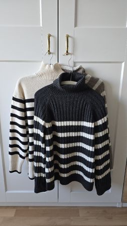 3 schöne gesteifte Strickpullover Grösse S/XS