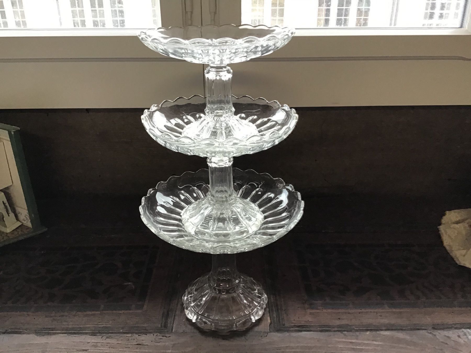 Bicchieri: Antikes 3 er Set Glasschalen – Usato da St. Gallen venduto da Goldlilly