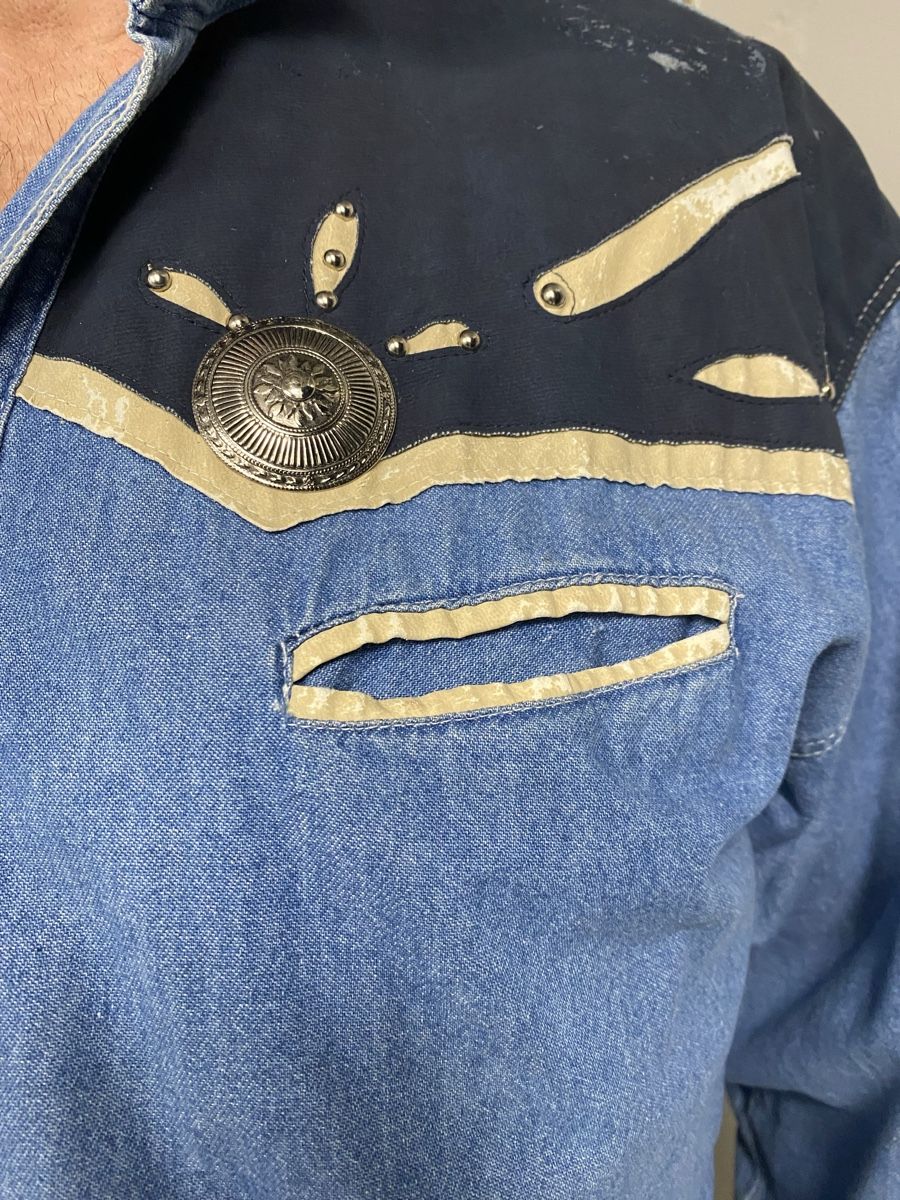 Camicie: Jeanshemd - Stil Cowboy – Difettoso da Unterterzen venduto da bac_287t 3