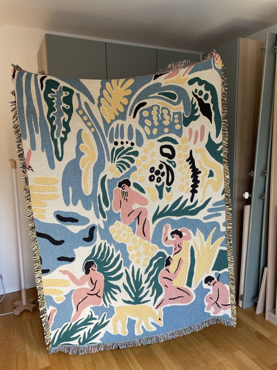 Coperte: Slowdown studio blanket KIMBIE (137 x 178 cm) – Usato da Basel venduto da ana_6yp9