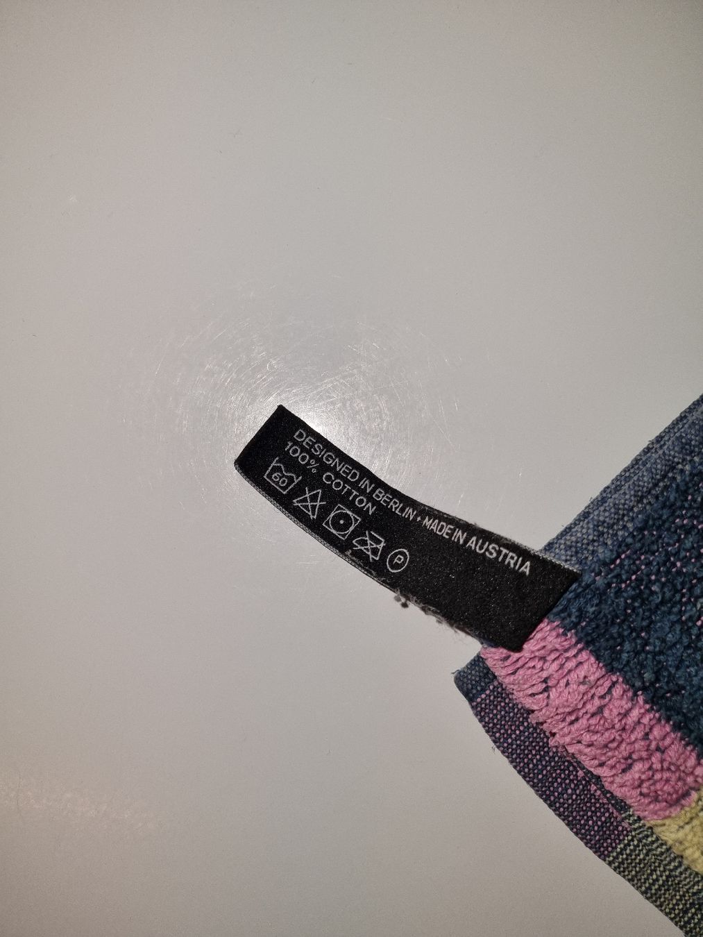 Teli da bagno: Troppo Duschtuch, Baumwolle, gestreift ca. 50x90cm – Usato da Zürich venduto da fbmu 1