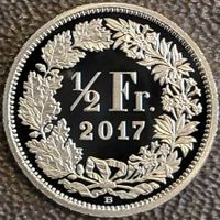 50 Rappen 2017 pp / aus Münzsatz / in einer Münzkapsel