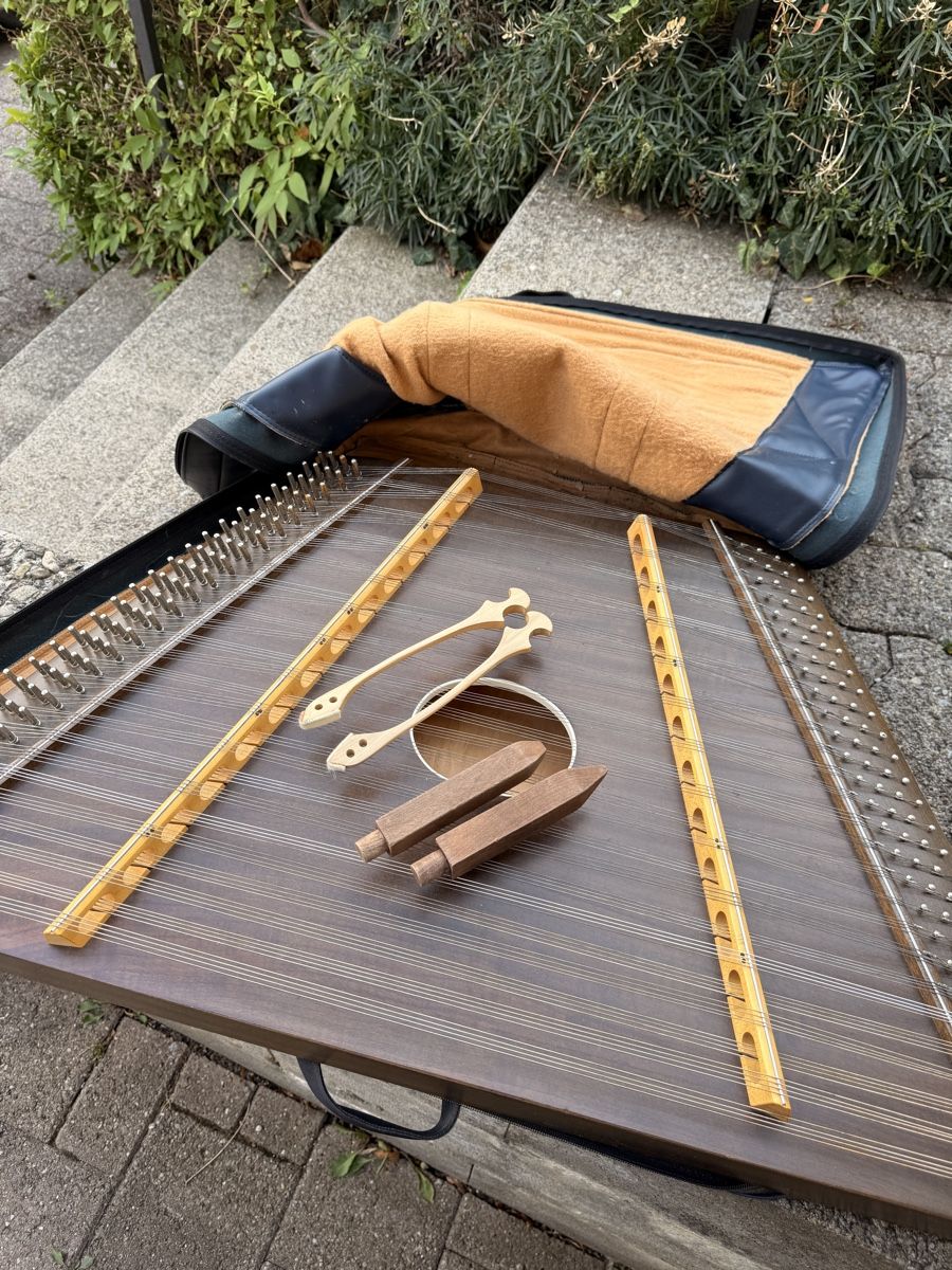 Strumenti musicali: Hackbrett gebraucht mit Zubehör und Tasche – Usato da Bubikon venduto da Ufenau 6
