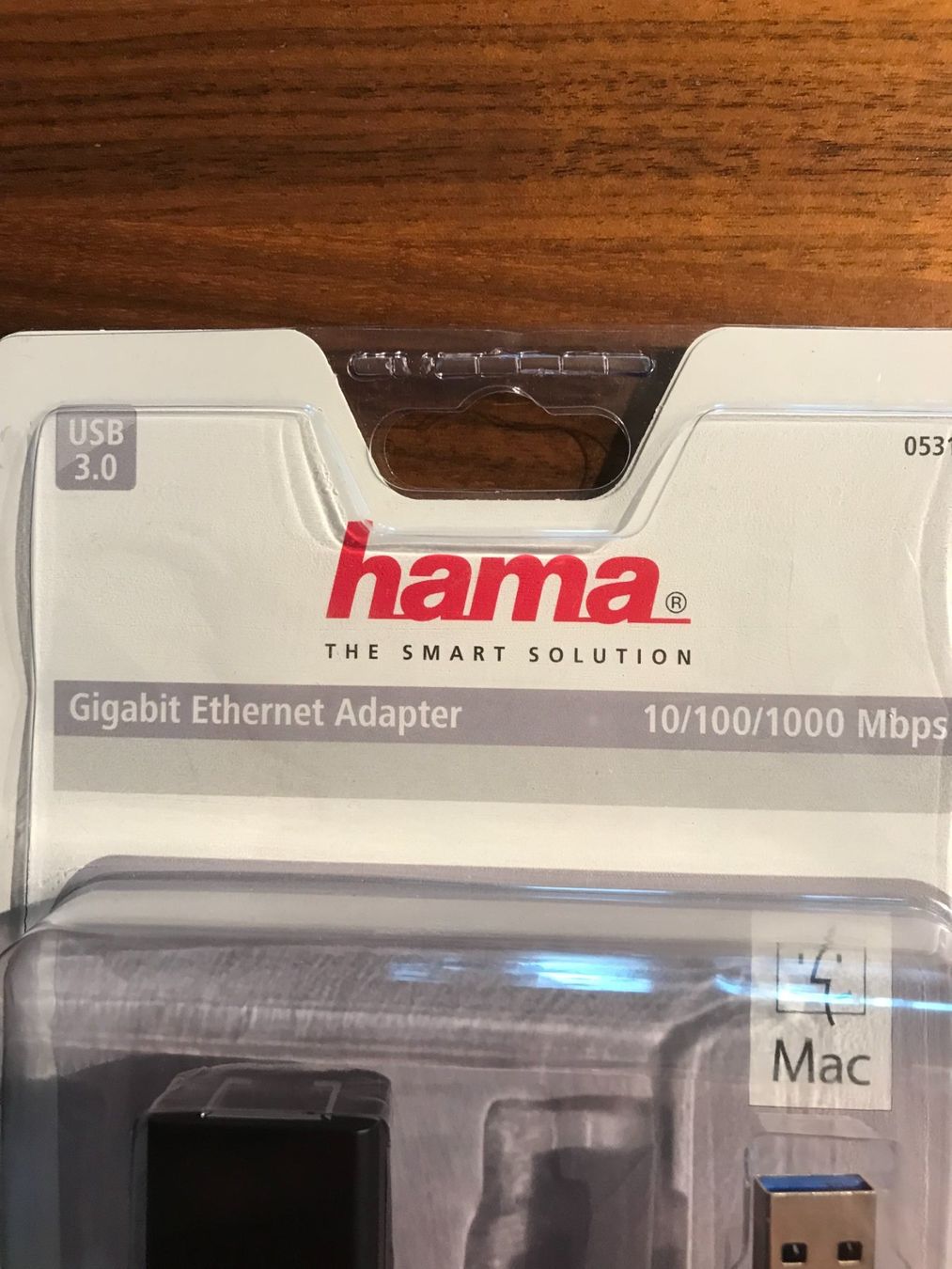 Hama Unità & Adattatore: USB 3.0-Gigabit-Ethernet-Adapter 10/100/1000Mbps – Nuovo e nell'imballaggio originale da Dietwil venduto da daro02 1